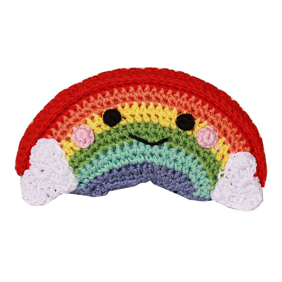 Happy Rainbow Dog Plush Toy