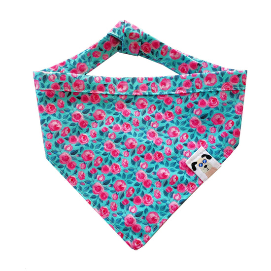 Load image into Gallery viewer, Spring Flowers Dog Bandana
