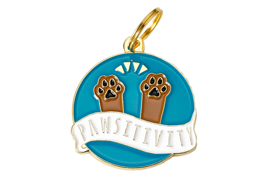 Load image into Gallery viewer, Pawsitivity Pet ID Tag

