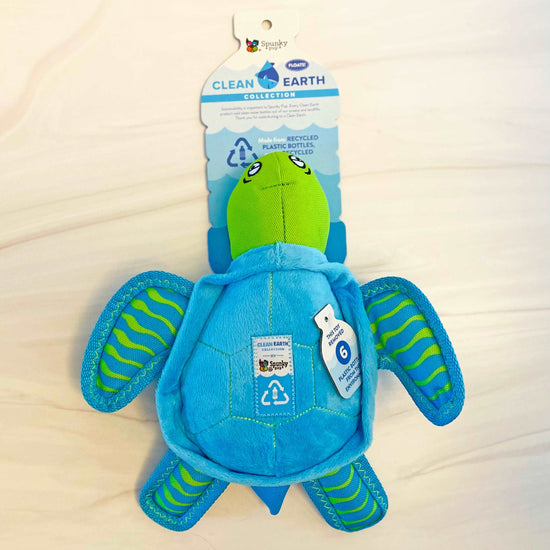 Load image into Gallery viewer, Clean Earth Plush Turtle

