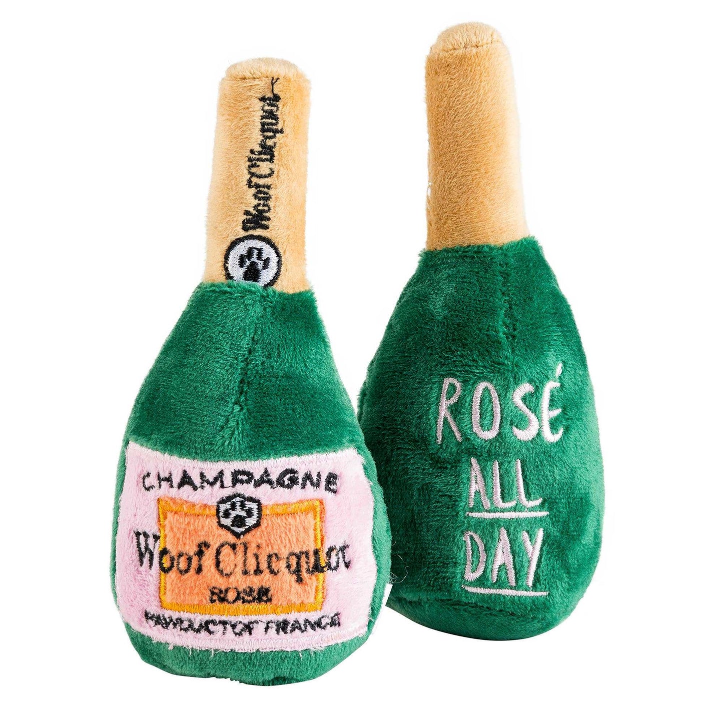 Load image into Gallery viewer, Woof Clicquot Rose Dog Toy
