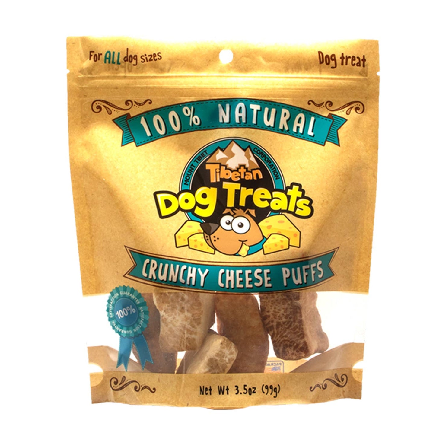 Tibetan Dog Chew - Crunchy Cheese Puffs