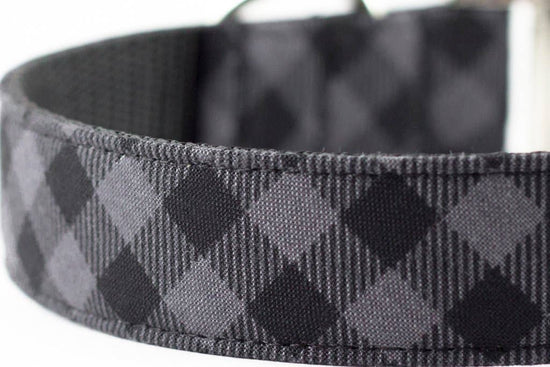 Load image into Gallery viewer, Charcoal Buffalo Plaid Leash
