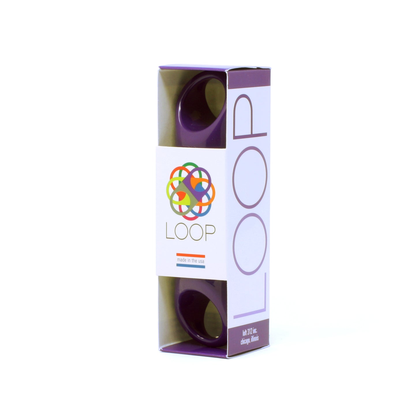 Loop Purple Dog Poop Bag Holder