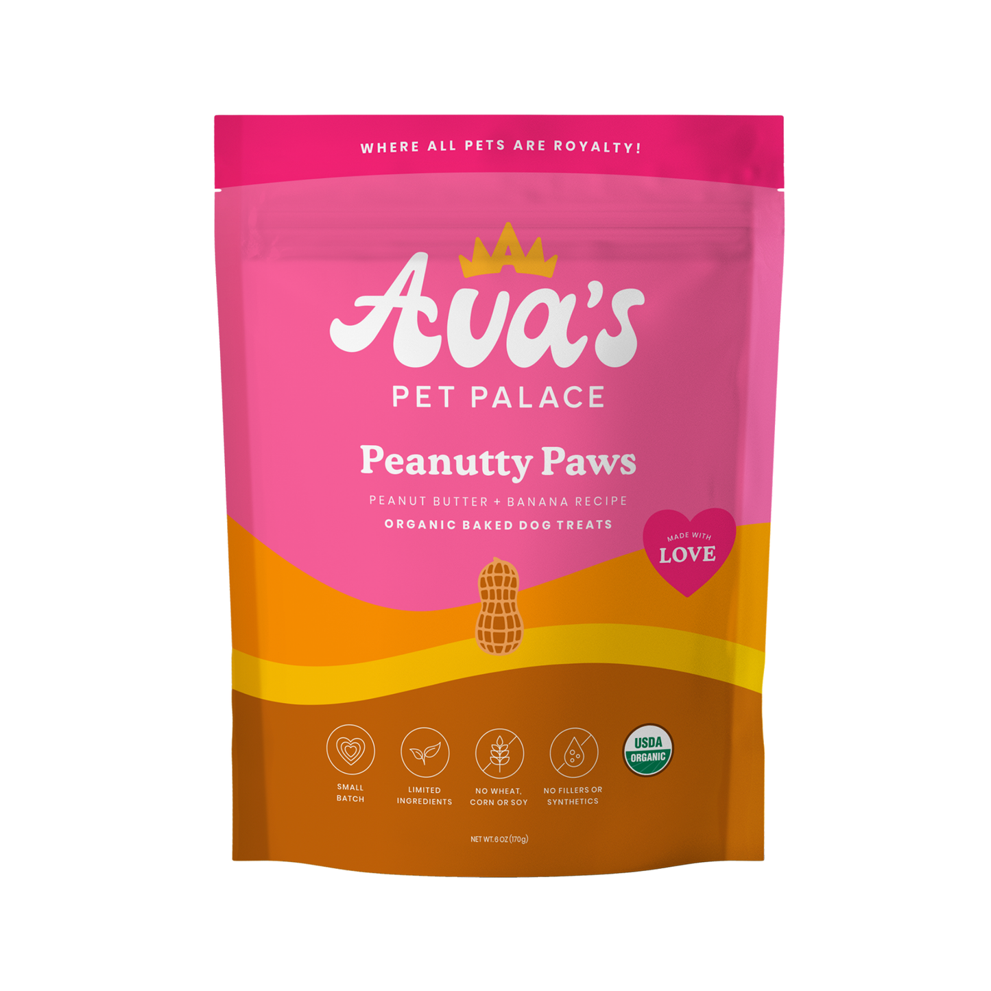 Load image into Gallery viewer, Organic Baked Dog Treats - Peanutty Paws
